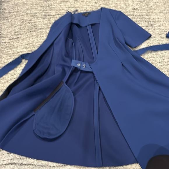 Cos wrap dress in blue size M - Picture 6 of 9